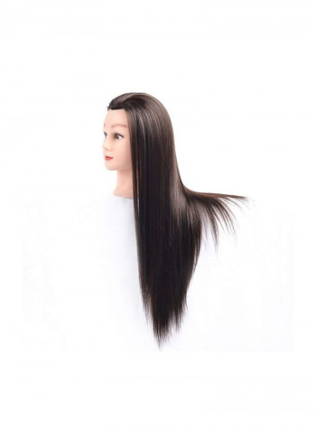 Cosmetology Mannequin Head Hair Black 26inch