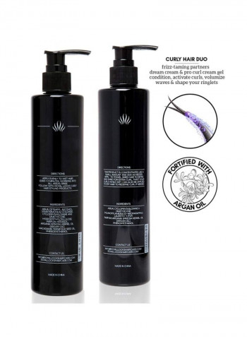 Pack Of 2 Dream Cream And Pro Curl Cream Gel Set 300ml