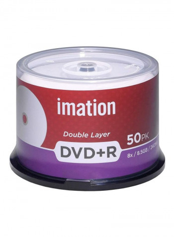 Pack Of 200 Double Layer Inkjet Hub Printable Blank DVD Plus R Discs 02801STEXXB07Z6SNGXS White