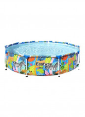Steel Pro Safari Swimming Pool Set Multicolour 305x66centimeter
