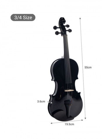 3-Piece Handmade Acoustic Violin Set