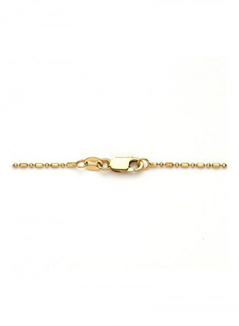 925 Sterling Silver 18 Karat Gold Plated Necklace