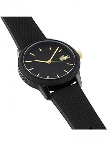Women's Analog Wrist Watch with Rubber Strap
