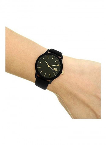 Women's Analog Wrist Watch with Rubber Strap