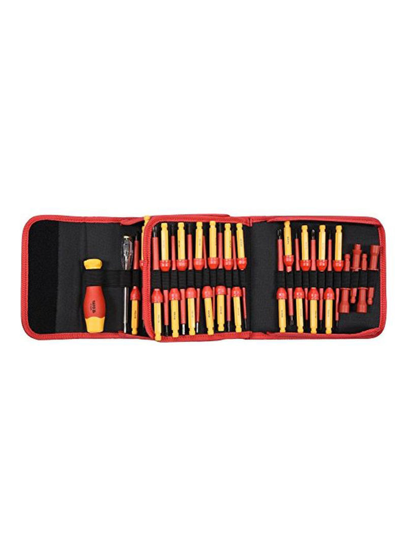50-Piece Insulated Screwdriver Set Yellow/Red/Black 19x7.5x19centimeter