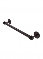Orbit Two Collection Dotted Detail Towel Bar Brown 36inch