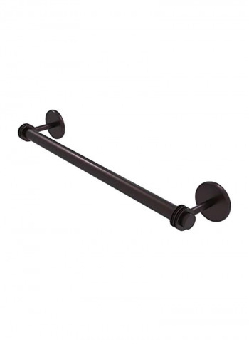 Orbit Two Collection Dotted Detail Towel Bar Brown 36inch