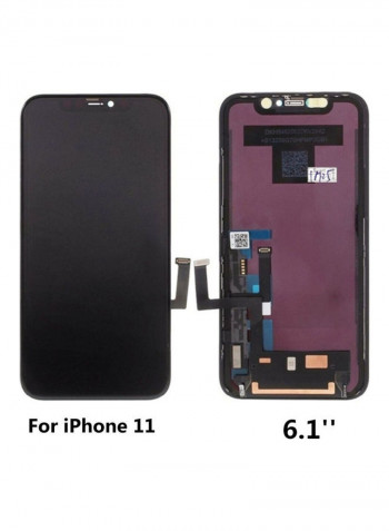 LCD Display Touch Screen Digitizer Assembly Parts Replacement for iPhone 11 Black 15.5x7x0.5cm Black