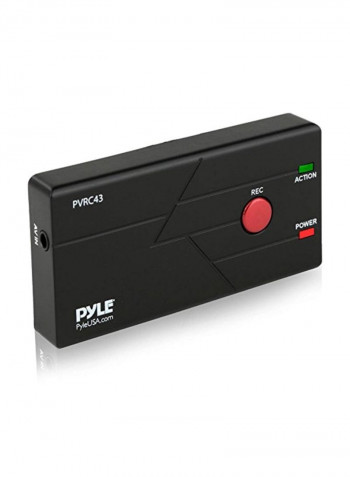 Plug And Play Video Recorder Black