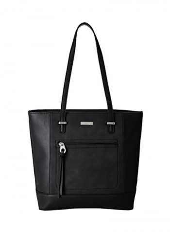 Polyester Blend Shoulder Bag Black