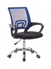 Office, Home Comfortable Simple Desk Chair Blue/Black