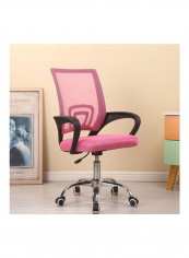 Office, Home Comfortable Simple Desk Chair Pink/Black