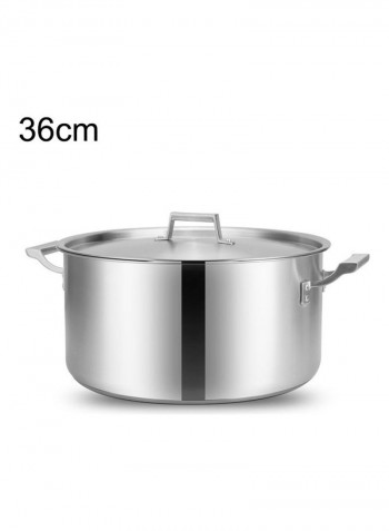 Cooking Pot Silver 36cm