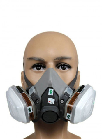 Half Face Respirator Gas Mask Multicolour 20x20x10cm