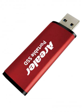 Portable Mini Solid State SSD Internal Hard Drive 256GB Red