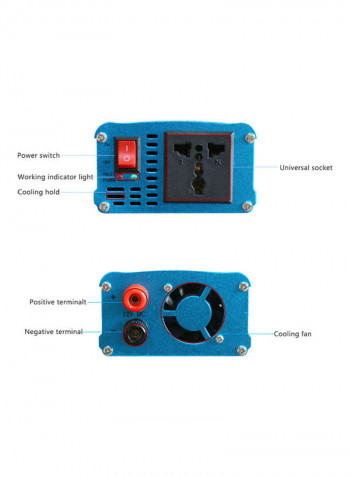 Power Inverter Vehicle DC 12V to 220V AC, 300W
