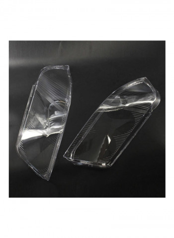 2-Piece Headlight Headlamp Lens Cover Caps Replacement For Volkswagen VW Passat B5.5 2000-2005