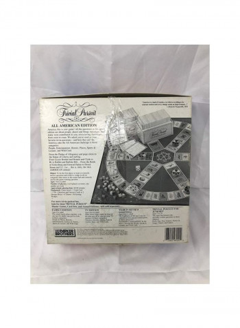 Trivial Pursuit All American Board Game