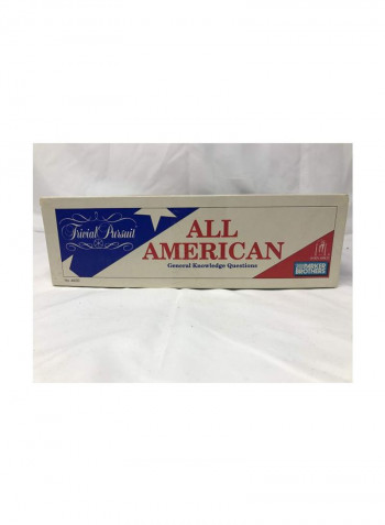 Trivial Pursuit All American Board Game