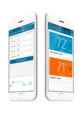 Wireless Digital Thermostat White 3.8 x 5.9 x 1inch