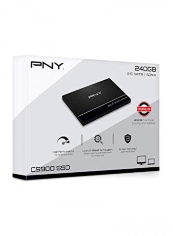 2-Piece Internal Solid State Drive With Microfiber Cloth 240GB Black