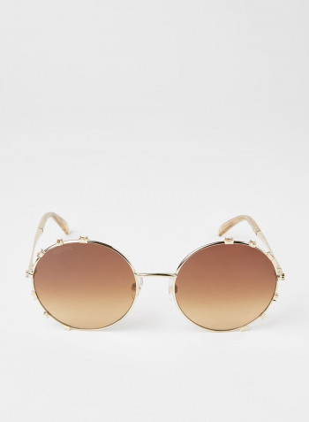 Women's Embellished Frame Sunglasses - Lens Size: 57 mm