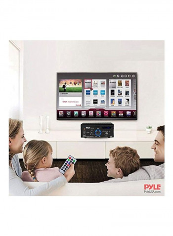 Home Audio Power Amplifier System PCAU25A Black