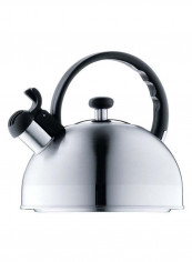 Rapid Heating Whistling Kettle Silver 21.8 x 22.6centimeter