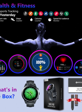 THOR 5 PRO Smart Watch Black