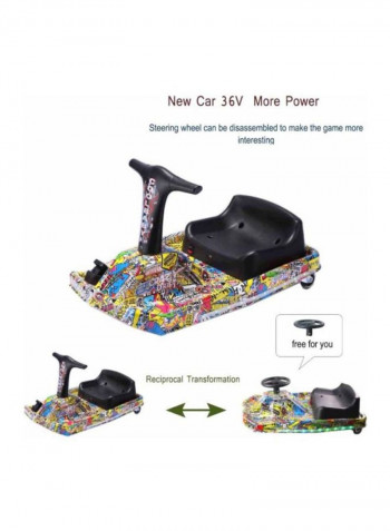3-Wheel Electric Drifting Scooter 85x53x21cm