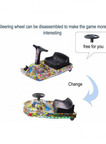3-Wheel Electric Drifting Scooter 85x53x21cm