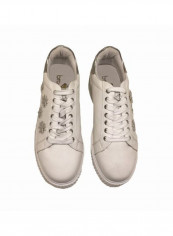 سنيكرز برباط ورقبة قصيرة للنساء Calf White تقييمات سنيكرز برباط ورقبة قصيرة للنساء Calf White