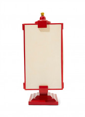 Ankara Table Lamp Grey/Red