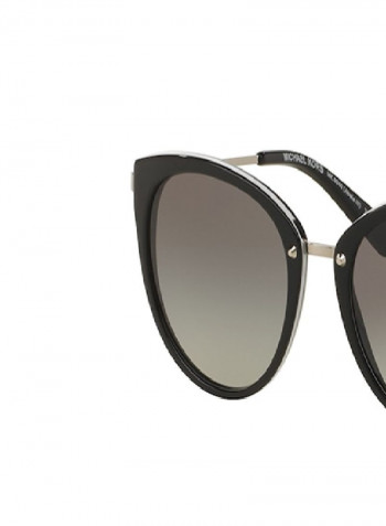 Women's Oval Frame Sunglasses - Lens Size: 55 mm