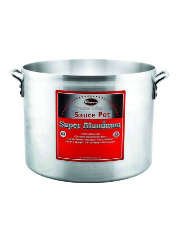 Aluminium Sauce Pot Silver 13x9.2x13inch