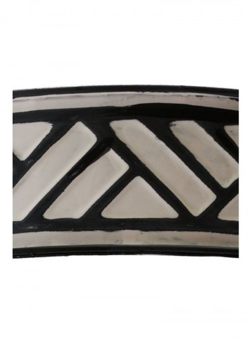 Petit Ethnic Metal Side Table Black