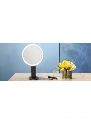 Ultra Clear Mirror With Advanced Smart Sensor Light-up And 5X Magnification Grey/Silver