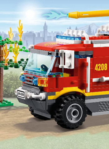 243-Piece City Fire Truck Building Toy Set
