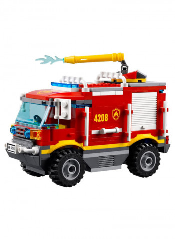 243-Piece City Fire Truck Building Toy Set