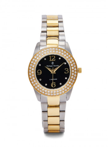 Women's Water Resistant Stainless Steel Analog Wrist Watch