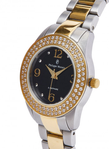 Women's Water Resistant Stainless Steel Analog Wrist Watch