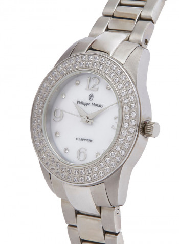 Women's Water Resistant Stainless Steel Analog Wrist Watch