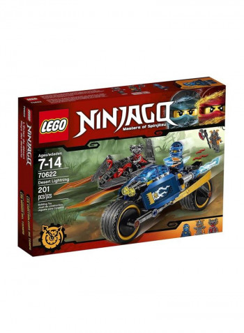201-Piece Ninjago Desert Lightning Building Set 70622