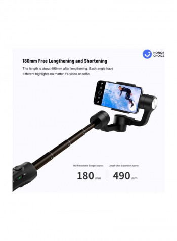 3-Axis Gimbal Stabilizer Black