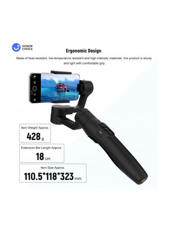 3-Axis Gimbal Stabilizer Black