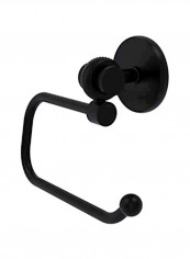 Satellite Orbit Two Collection Twisted Accents Toilet Paper Holder Black