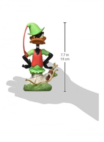Daffy Duck As Robin Hood Merrie Melodies Figurine Green/Red/Black 7.5inch