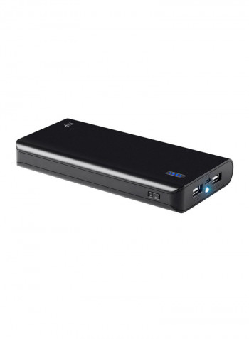 27000 mAh Portable Power Bank Black