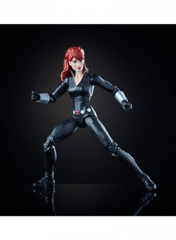 Black Widow Action Figure With Flame Cycle 6inch