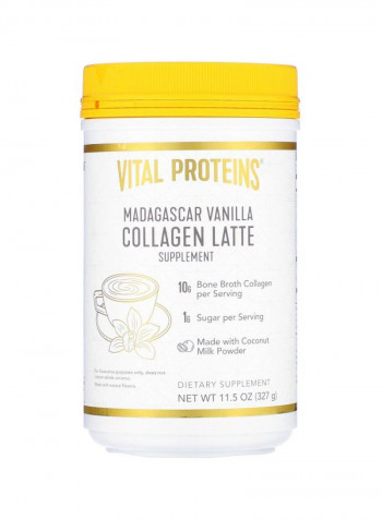 Collagen Latte Dietary Supplement - Madagascar Vanilla